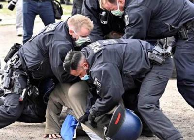 تظاهرات ضد قرنطینه ای در اروپا؛ پلیس آلمان 60 نفر را بازداشت کرد