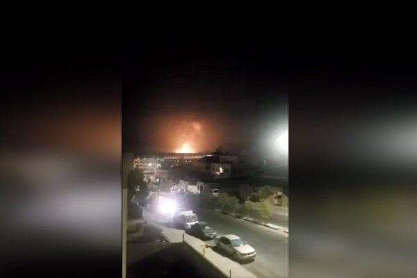 انفجار مهیب در یک زاغه مهمات در حومه امان انفجار مهیب در یک زاغه مهمات در حومه امان