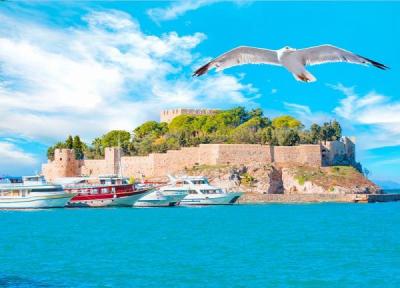 جزیره کبوتر کوش آداسی، جاذبه ای دیدنی در ترکیه