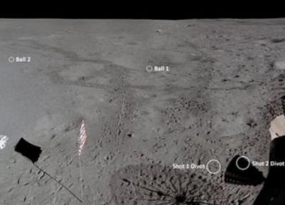 (تصاویر) توپ گمشده گلف در ماه پیدا شد