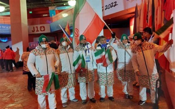 رژه کاروان ایران در المپیک زمستانی پکن